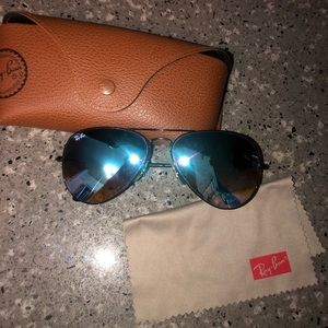 aviator flash lenses gradient